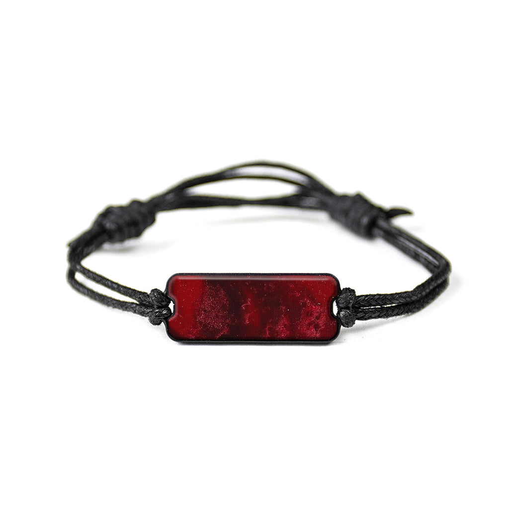 Classic ResinArt Bracelet - Lonee (Dark Red, 380298)