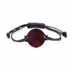 Circle ResinArt Bracelet - Magdi (Dark Red, 380309)