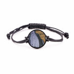 Circle Wood+Resin Bracelet - Eastreg (Dark Green, 450147)