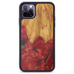 iPhone 11 Pro Max Wood+Resin Phone Case - Serena (Purple, 450156)