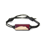 Classic Wood+Resin Bracelet - Minnie (Dark Red, 381153)