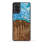 Galaxy S20 Plus Wood+Resin Phone Case - Sheena (Light Blue, 387907)