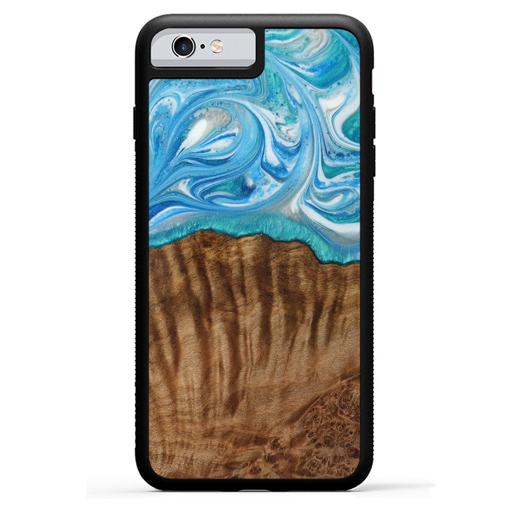 iPhone 6s Plus Wood+Resin Phone Case - Sheena (Light Blue, 387907)