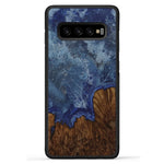 Galaxy S10 Plus Wood+Resin Phone Case - Rozalia (Dark Green, 450098)