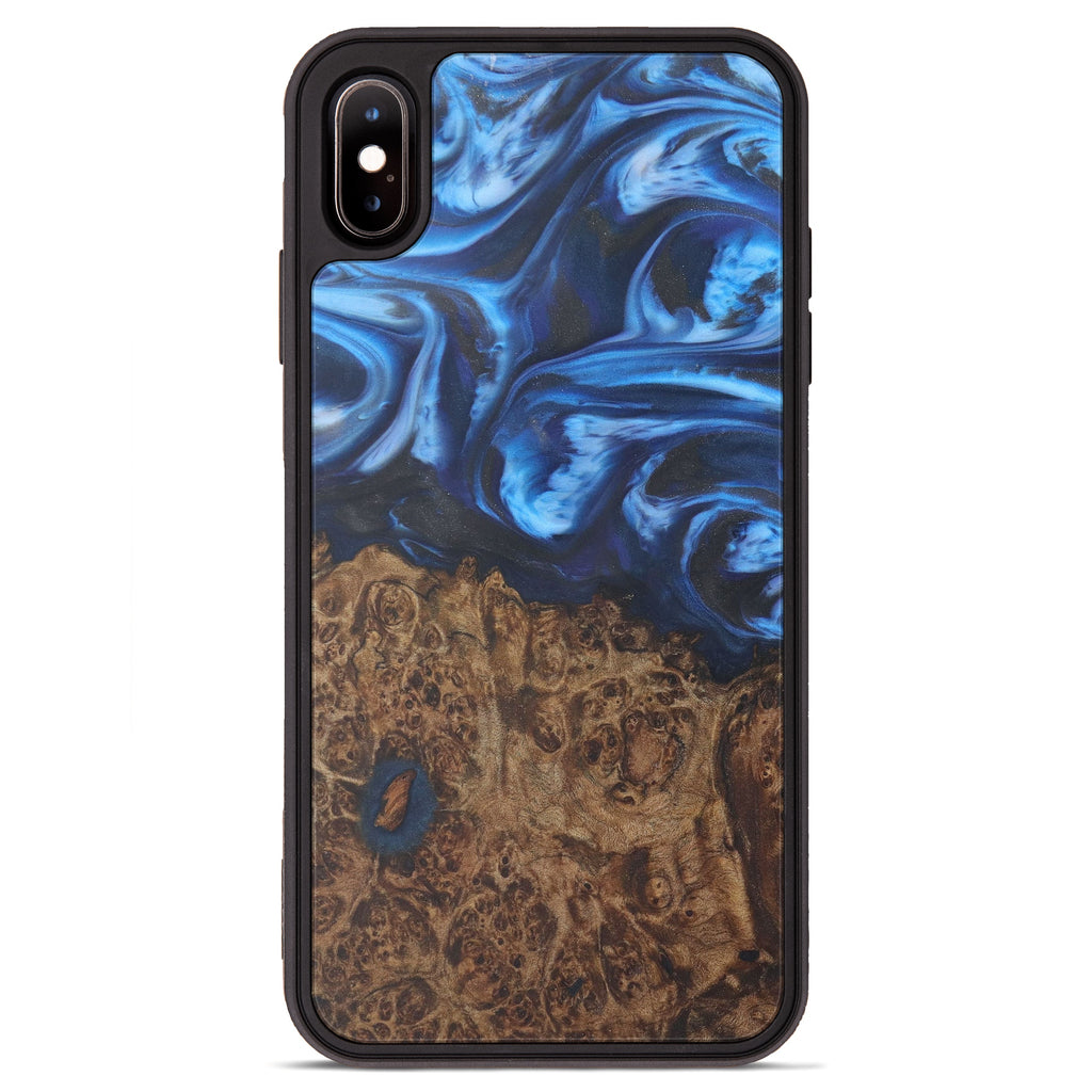 iPhone Xs Max Wood+Resin Phone Case - Angelica (Purple, 450155)