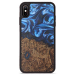 iPhone Xs Max Wood+Resin Phone Case - Angelica (Purple, 450155)