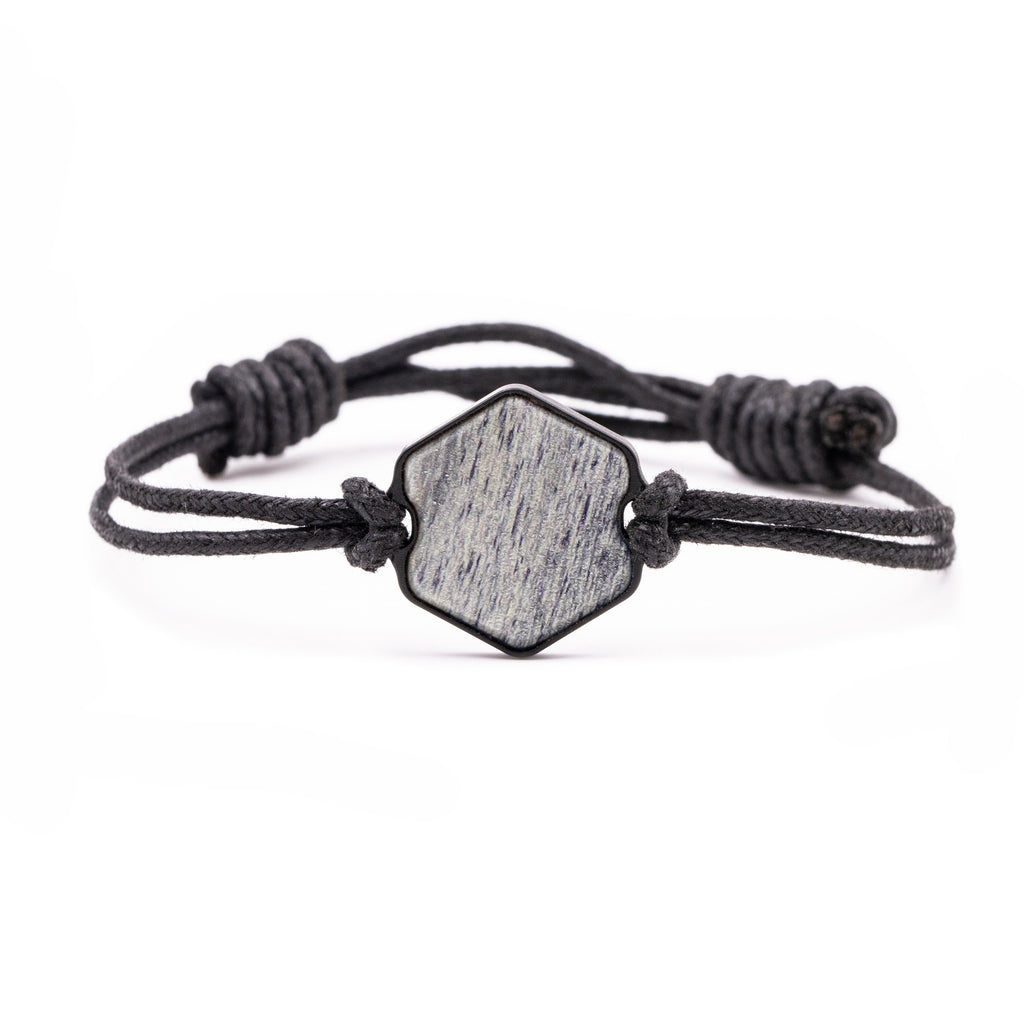 Hex ResinArt Bracelet - Ilysa (Dark Blue, 381186)