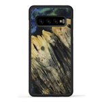 Galaxy S10 Wood+Resin Phone Case - Karia (Teal & Gold, 450115)