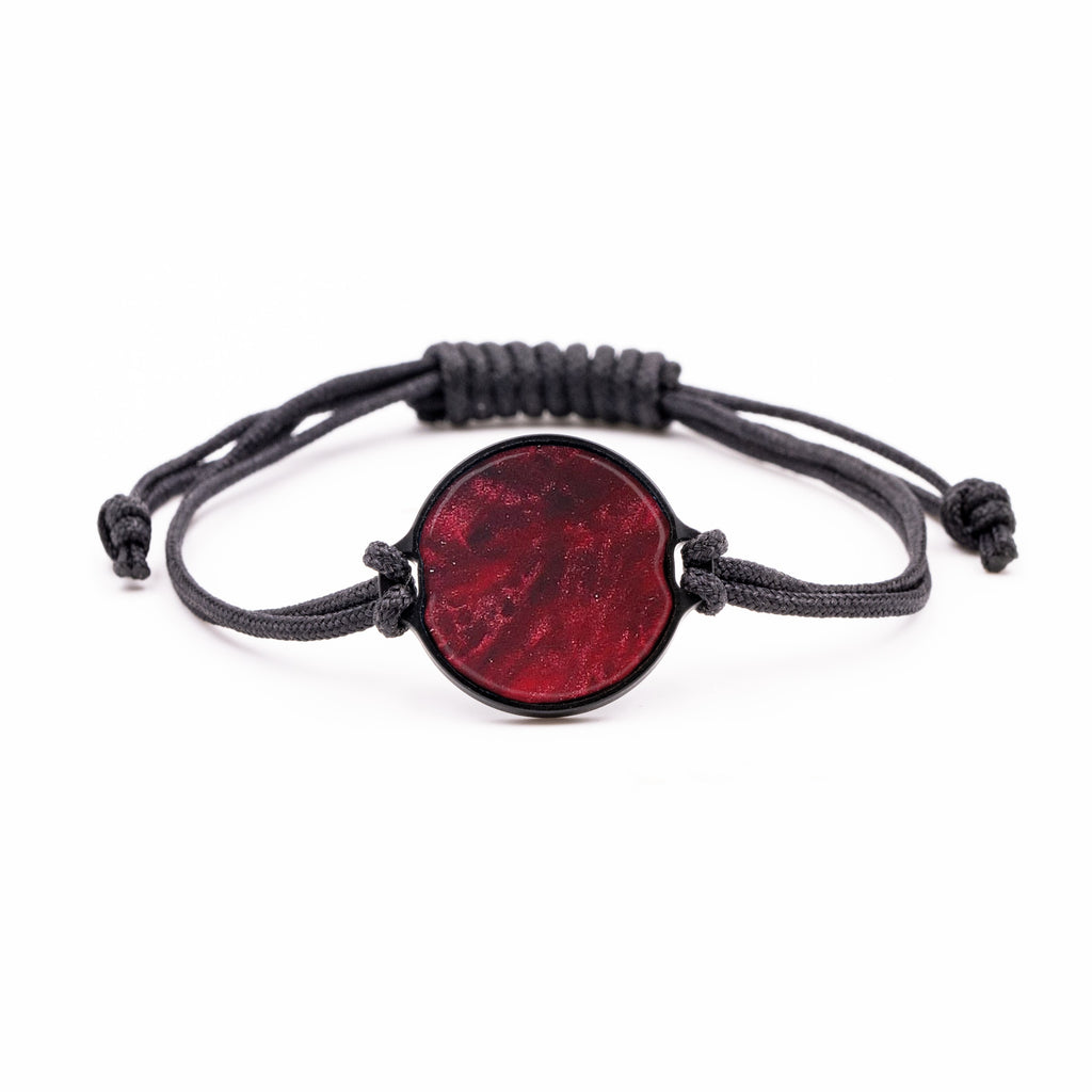 Circle ResinArt Bracelet - Brunhilde (Dark Green, 381734)