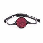 Circle ResinArt Bracelet - Mayeul (Dark Red, 380572)