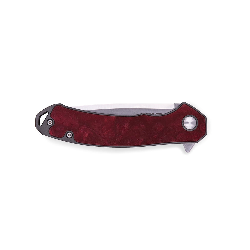 EDC Wood+Resin Pocket Knife - Anda (Dark Green, 450085)