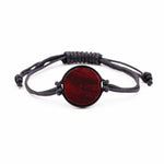 Circle ResinArt Bracelet - Manhatten (Dark Red, 381140)