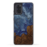 Galaxy S20 Plus Wood+Resin Phone Case - Rozalia (Dark Green, 450098)