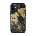 iPhone 12 mini Wood+Resin Phone Case - Mehrzad (Dark Green, 450103)