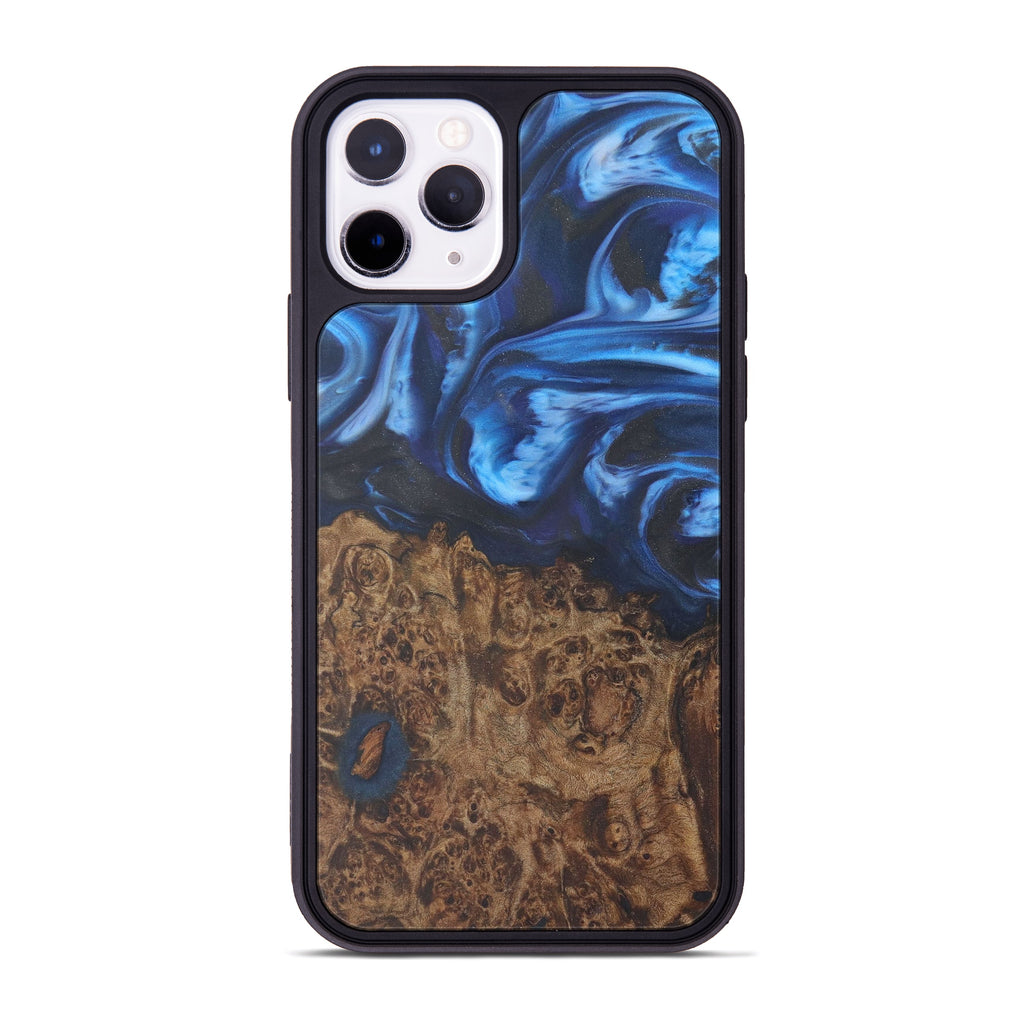 iPhone 11 Pro Wood+Resin Phone Case - Angelica (Purple, 450155)