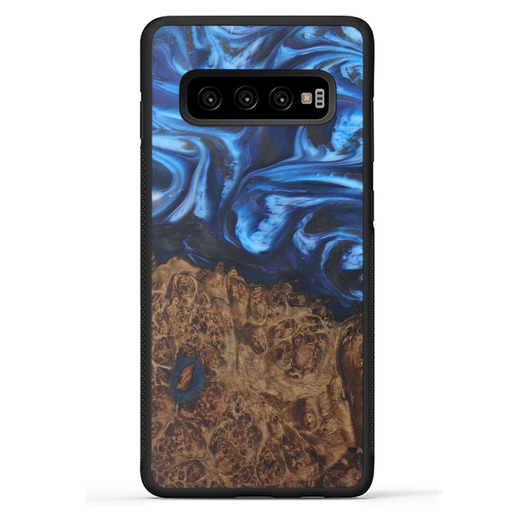 Galaxy S10 Plus Wood+Resin Phone Case - Angelica (Purple, 450155)