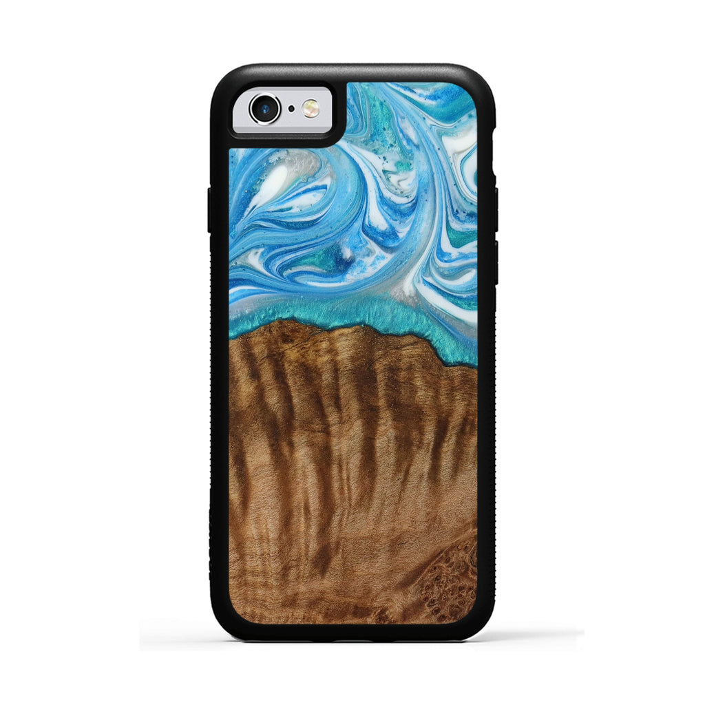 iPhone 6s Wood+Resin Phone Case - Sheena (Light Blue, 387907)