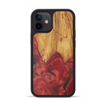 iPhone 12 mini Wood+Resin Phone Case - Serena (Purple, 450156)