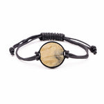 Circle Wood+Resin Bracelet - Kalle (Dark Blue, 381183)