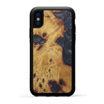iPhone Xs Wood+Resin Phone Case - Natka (Purple, 450145)