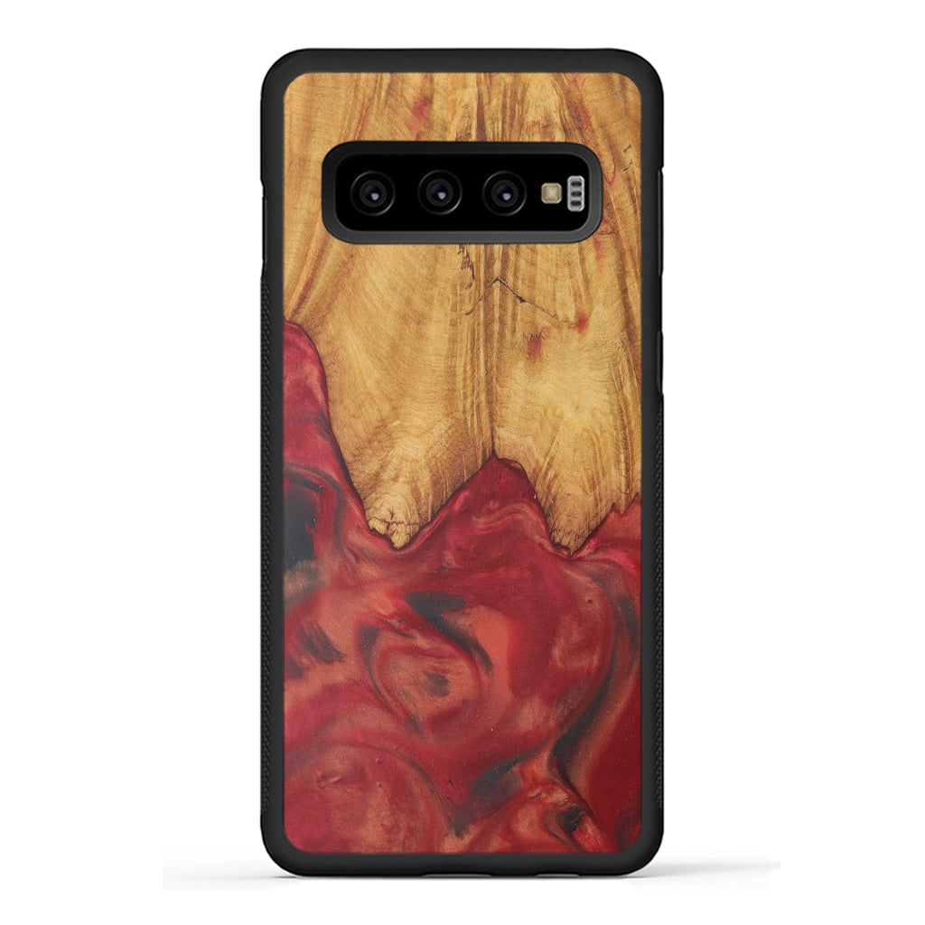 Galaxy S10 Wood+Resin Phone Case - Serena (Purple, 450156)