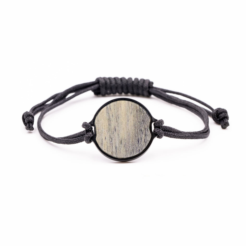 Circle Wood+Resin Bracelet - Kirby (Dark Blue, 381193)