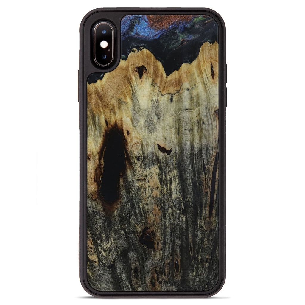 iPhone Xs Max ResinArt Phone Case - Selia (Dark Green, 450102)