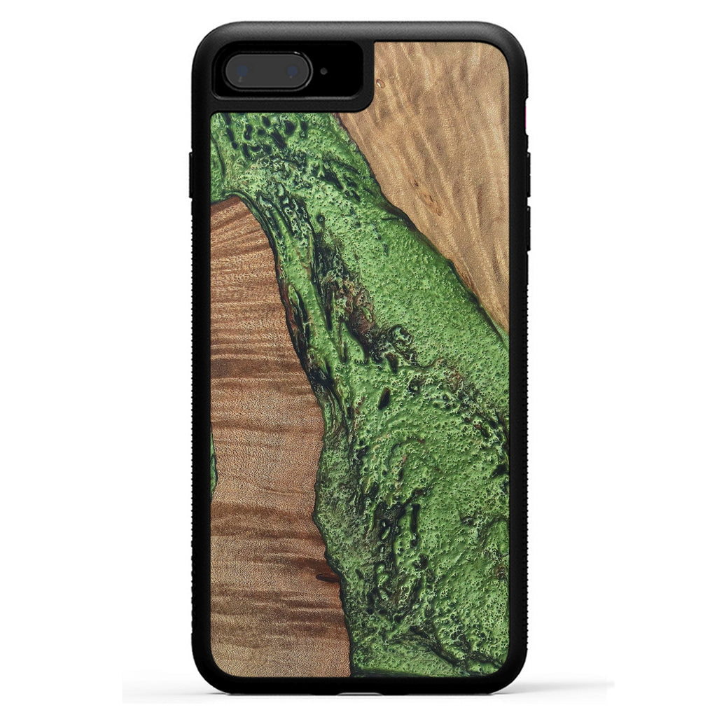 iPhone 8 Plus Wood+Resin Case - Jabir (Dark Green, 330256)