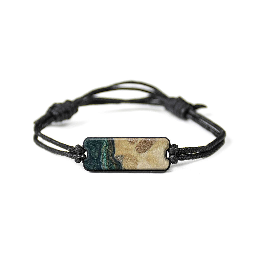 Classic Wood+Resin Bracelet - Georgiana (Dark Green, 450051)