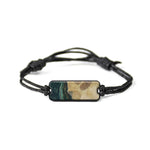 Classic Wood+Resin Bracelet - Georgiana (Dark Green, 450051)