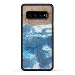 Galaxy S10 Wood+Resin Phone Case - Klazien (Dark Green, 450132)