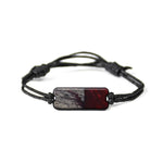 Classic Wood+Resin Bracelet - Russel (Dark Red, 381148)