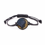 Circle Wood+Resin Bracelet - Mentor (Dark Green, 450047)