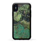 iPhone Xs Wood+Resin Case - Korrie (Dark Green, 330260)